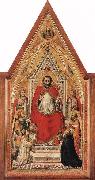 GIOTTO di Bondone The Stefaneschi Triptych: St Peter Enthroned Sweden oil painting artist